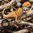 thumbnail image 4 of Adjustable Small Reptile Leash with Escape-Proof Nylon Rope, Soft Chest Strap, Elastic Cushioning, Includes Leg Covers for Bearded Dragons, Geckos, Iguanas, Sizes S to L, Multiple Colors, 4 of 6