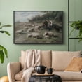 thumbnail image 7 of Vintage Landscape-CCLV By Wexford Home Framed in Black Wood Gallery Wrapped Canvas 27 in. x 41 in., 7 of 7