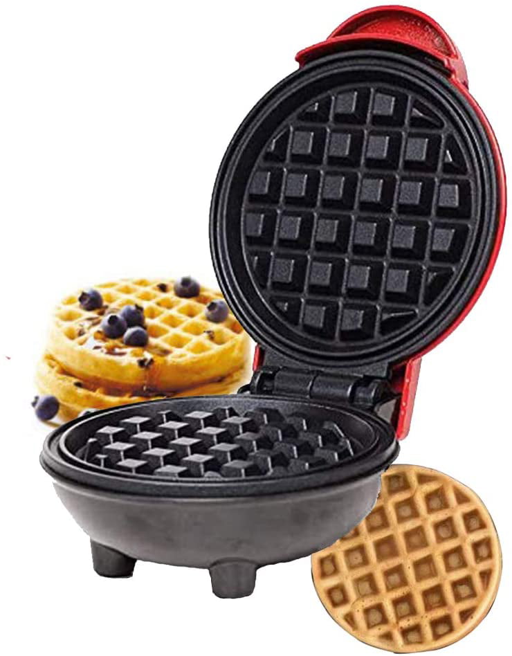 The Mini Waffle Maker Machine Individual Waffles Paninis Hash browns Mini Maker 