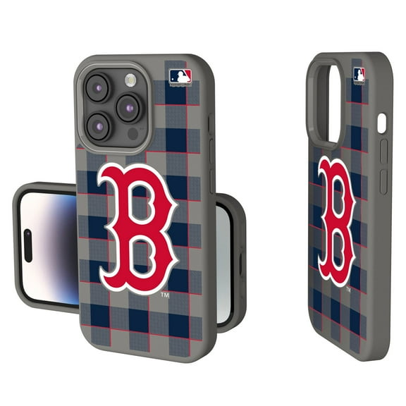 Keyscaper Boston Red Sox Plaid Soft Touch iPhone Case