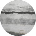 thumbnail image 2 of Addison Rugs Mayfield Premium Machine Washable Transitional Stripes Pewter Round Rug, 8' x 8', 2 of 6