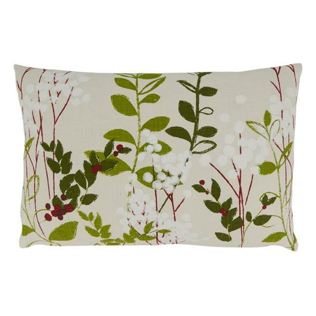 Saro Lifestyle 534P.N1320BC Vacances Botanique Conception Housse de Coussin