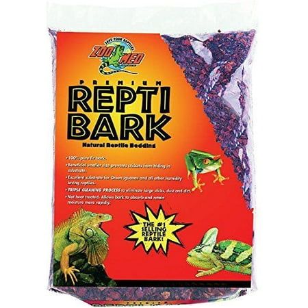 Reptile Bedding - Zoo Med Premium Repti Bark Natural Reptile Bedding 4 Quarts