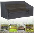 thumbnail image 2 of Funda para banco de jardín de 3 plazas, tela Oxford impermeable y transpirable, funda para muebles de jardín, 2 of 5
