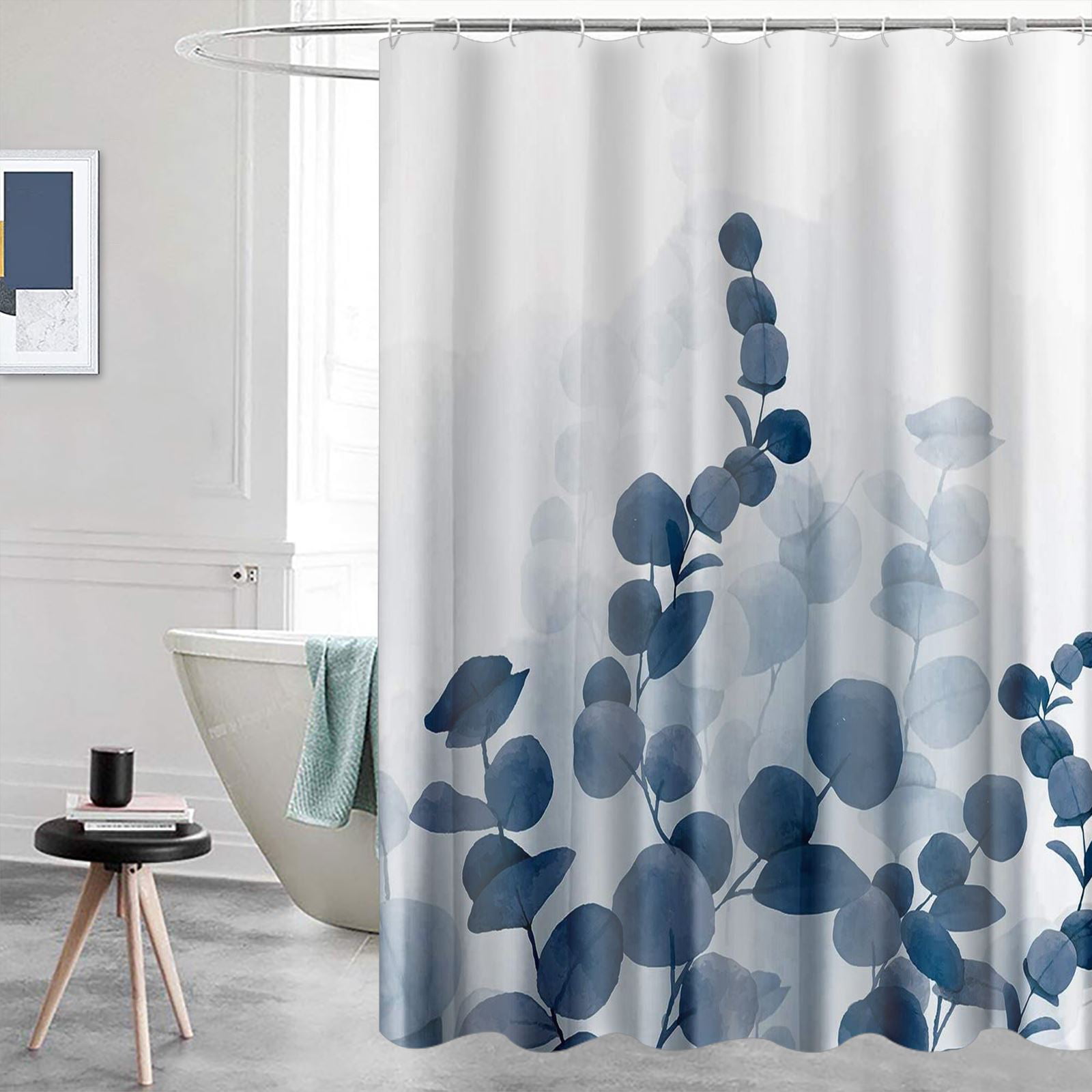 Better Bathrooms Better Together Unicorn White Modern Bathroom Waterproof Bath Shower Curtain 