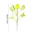 thumbnail image 3 of karymi Easter Egg Branch Decoration 11.81in Rattan Base Multicolor Plastic Wreath Egg for Door Wall Spring Party Decor Vase Table Centerpiece Decor Home Decor Home Decor, 3 of 6