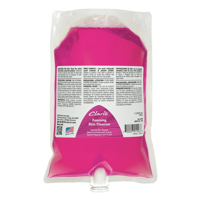 Antibacterial Foaming Skin Cleanser, Fresh, 1,000 mL Refill Bag, 6/Carton Antibacterial Foaming Skin Cleanser, Fresh, 1,000 mL Refill Bag, 6/Carton
