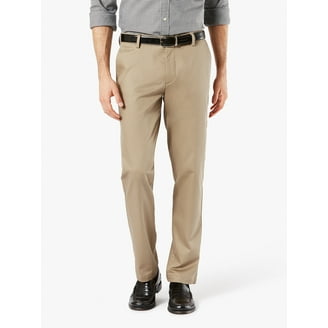 George Men's Straight Fit Khaki Pants Sizes 30-52 Cotton Blend