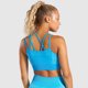 thumbnail image 5 of TFixol Mujer Fitness Bra Acolchado Crop Tops Sin Costuras Rayas Slim Sport, 5 of 5