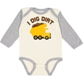 thumbnail image 3 of Inktastic I Dig Dirt Boys or Girls Long Sleeve Baby Bodysuit, 3 of 5
