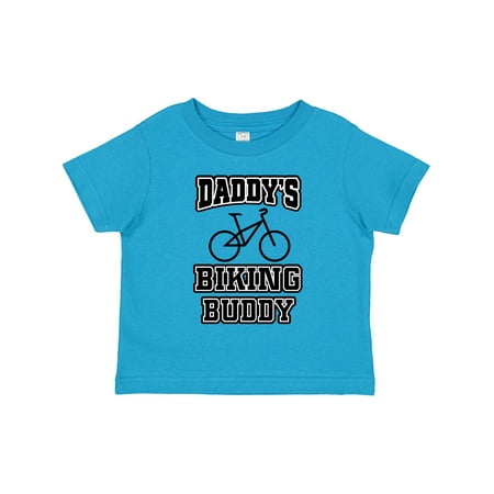 

Inktastic Daddys Biking Buddy Gift Toddler Boy or Toddler Girl T-Shirt