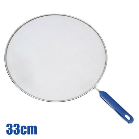 

4 Size Anti Splatter Guard Oil Net Splash Cover Pan Screen Kitchen Cooking Frying - 33CM