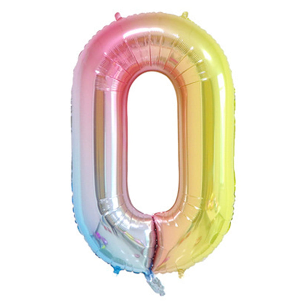 Number Balloons,42 Inch Birthday Number Balloon Party Decorations Supplies Helium Foil Mylar Digital Balloons 