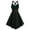 Green, variant on FYEGRE Elegant Gothic Punk Lace Strap Dress For Women Halloween Themed Party Events And Stage Performances Green XXXL