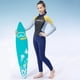 thumbnail image 1 of Traje De Buceo Para Niños Traje de neopreno subacuático para niños Traje de baño de una pieza de 2,5 mm (Azul oscuro 14 mujeres), 1 of 8