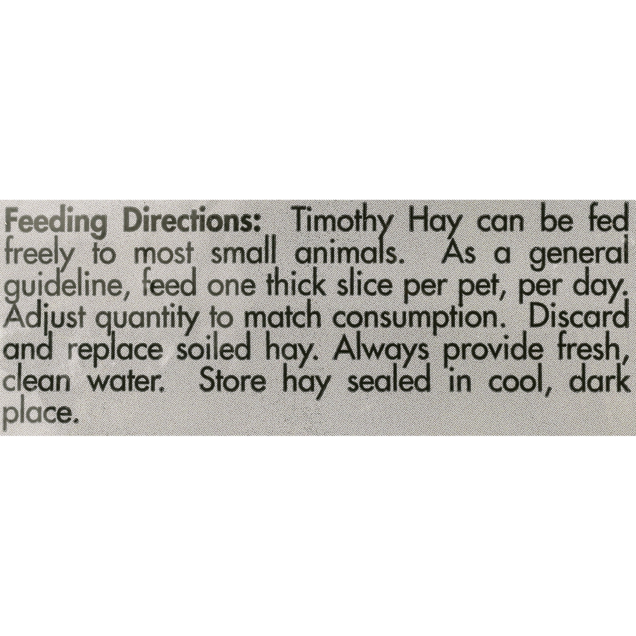 Vitakraft Small Animal Timothy Hay for Guinea Pigs, Rabbits, and Chinchillas - 3.5 lb