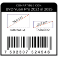 thumbnail image 2 of Mica de Nano Cristal Flexible para Pantalla de Byd Yuan Pro 2023 al 2025, 2 of 4