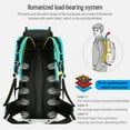 thumbnail image 4 of Sac à Dos de Camping Grande Capacité 60 L Imperméable Sac à Dos de Randonnée Alpinisme pour Randonnée Voyage, 4 of 8