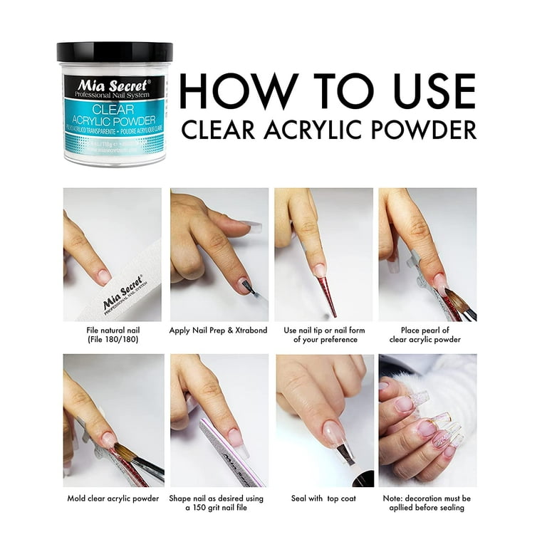 Clear acrylic powder sales