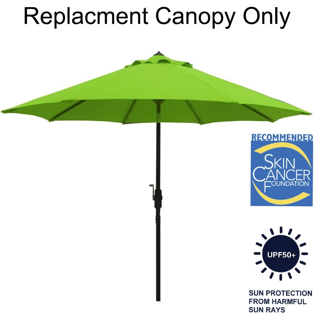 Bayside21 Patio Umbrella Replacement Canopy for 9ft 8 Ribs Sun