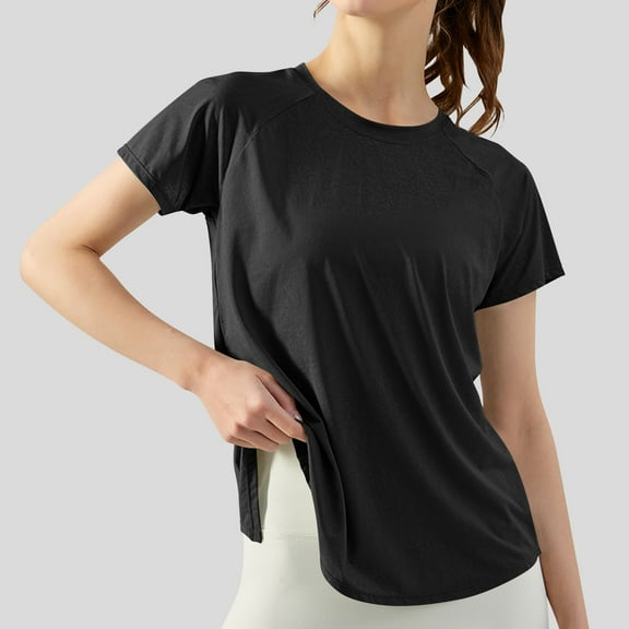 ECZHAW Women's UPF 50 Guard Sun Protection Swim Shirt Quick Dry Swimsuit Lightweight Short Sleeve,