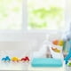 thumbnail image 4 of ColoMX Mini cama para casa de muñecas con red de encaje, juego de cuna para muñeca bebé de 30cm, modelo de cama pequeña para muñeca, muebles para casa de muñecas en miniatura para niños, 4 of 8