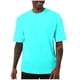 thumbnail image 1 of Tops para hombre, blusas y camisas de manga corta con cuello redondo para hombre, blusas casuales holgadas elásticas de color liso para hombre, blusas deportivas de manga corta con cuello redondo para, 1 of 5