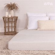 Milliard Tri Folding Memory Foam Mattress with Washable Cover Queen (78 inches x 58 inches x 6 inches)