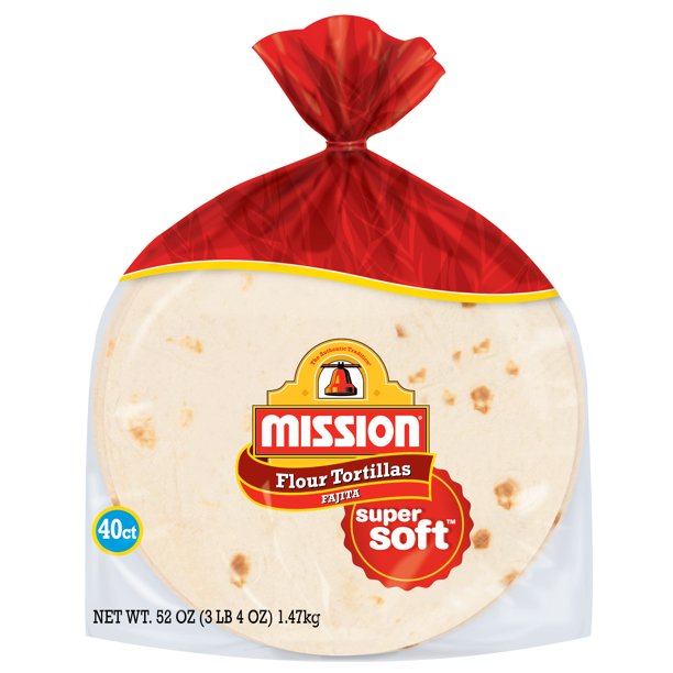 Mission Small Fajita Size Tortillas, 52 oz, 40 count