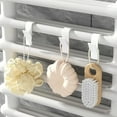 thumbnail image 4 of Bathroom Shower Towel Holder Hanger Heated Radiator Rail Hooks Clips Storage Racks Clothes Scarf Hanger Hooks, 4 of 9