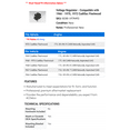 thumbnail image 2 of Regulator - Compatible with 1966 - 1970, 1972 Cadillac Fleetwood 1967 1968 1969, 2 of 2