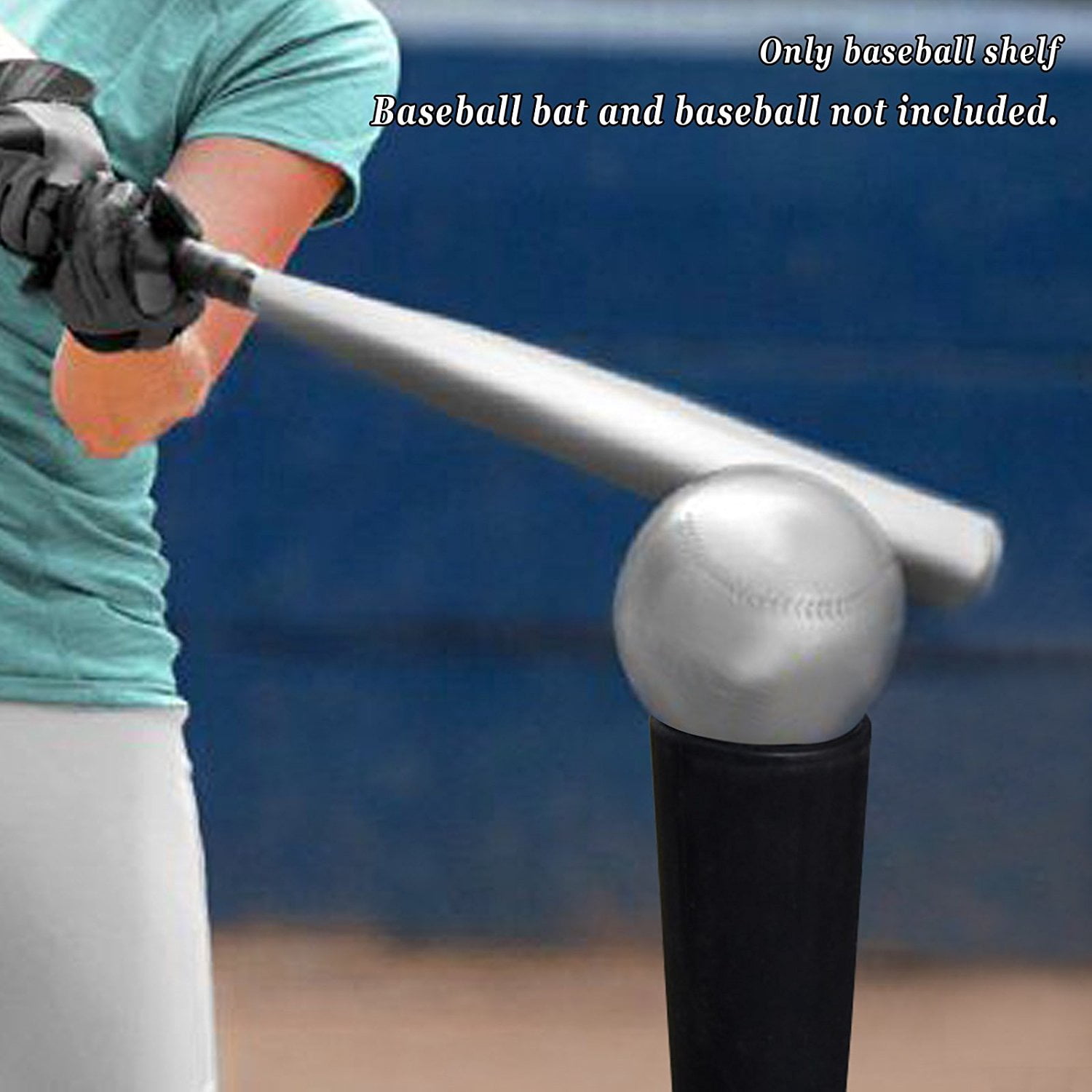 Sunrise Baseball Softball Portable Tripod Travel Batting Tree, Adjustable Height, Black