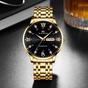 Vava Voom watch for men business style clock fashion casual quartz movement stainless steel strap waterproof calendar own brand wristwatch