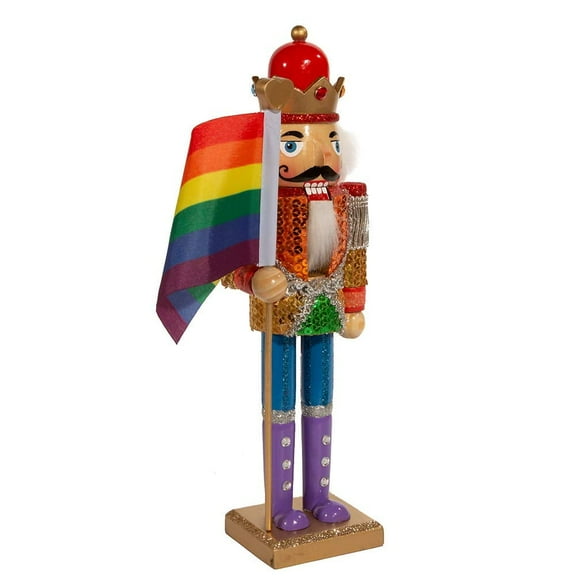 Kurt S. Adler F2088 Multi-Colored Nutcracker – Classic Holiday Décor