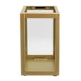 thumbnail image 4 of Better Homes & Gardens Indoor Decorative Metal Candle Holder Lantern, Gold, Medium, 4 of 6