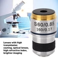 thumbnail image 4 of Biological Microscope Achromatic Objective Lens, 185 Microscope Achromatic Lens 60X Brighter Imaging  For Laboratories, 4 of 8