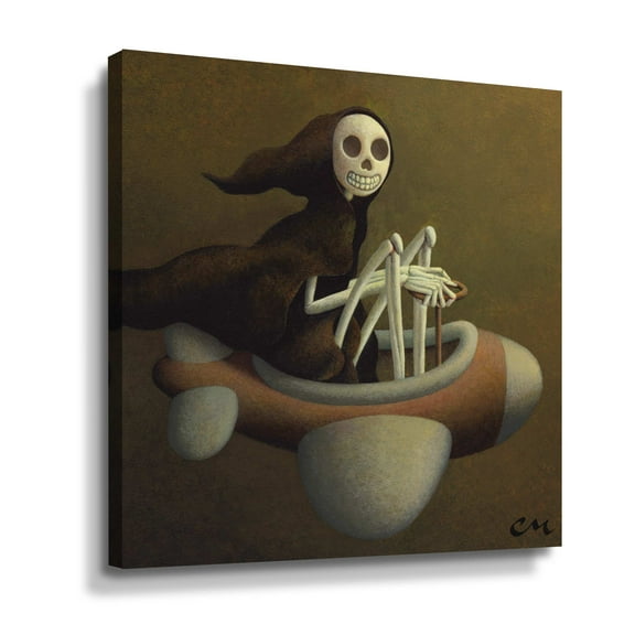 Artwall Joy Ride, Gallery Wrapped Canvas by Chris Miles