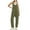 Green, variant on GZWYHT Jumpsuits for Women Overalls for Women Women's Solid Color Fashionable Casual Pocket And Shoulder Strap Jumpsuit Rompers for Women Womens Rompers for Summer Black L