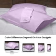 thumbnail image 3 of SGI Bedding 1000 TC Egyptian Cotton Bed Pillowcases Set King Size Pillow cases 1000 Count covers for King Size - Soft, Durable Sheets Cotton Sheets in 1000 TC Lilac, 3 of 6