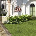 thumbnail image 3 of Teamson Home Outdoor Tulip Kinetic Windmill Sculpture, Tangerine, 3 of 10