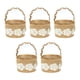 thumbnail image 2 of Cesta de regalo de dulces de 5 piezas, cesta de regalo de dulces de boda, cesta de flores de arpillera Estilo B, 2 of 9