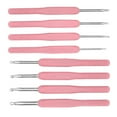 thumbnail image 1 of 8pcs Crochet Hooks with Soft Handle for Handicraft Lovers Sturdy Ergonomic Design Pointed Hook Prevents Yarn Slippage Long Shaft for Versatile Patterns, 1 of 7