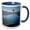 Blue/White, variant on 3drose, Paraglider, Extreme Sport, Lake Wakatipu, New Zealand-au02 Dwa6296 - David Wall, 11oz Mug