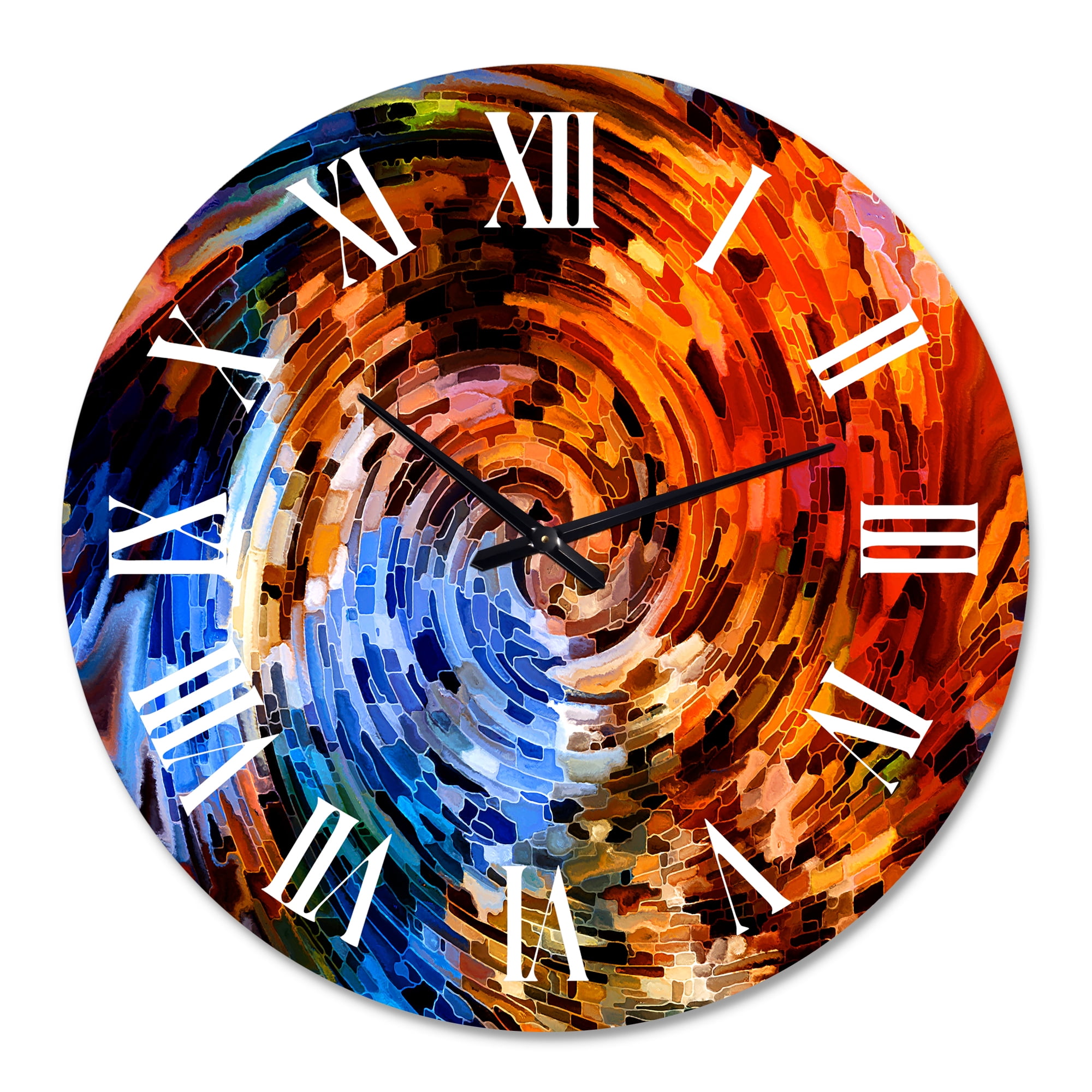 Designart 1 in Modern,Contemporary Wall Clock