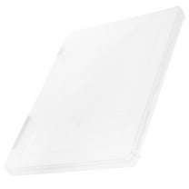 File Storage Box Boxes with Lids Filing Office Supplies for Desk Cabinets Travel White