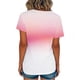 thumbnail image 5 of Tops para hombre, blusas y camisas de cuello redondo y manga corta para hombre, blusas y camisas casuales deportivas con estampado degradado divertido para hombre y mujer, blusas vintage de manga cort, 5 of 8