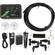Automatic Reptile Mister System with Timer Humidity Control, 360° Adjustable Nozzles for Terrariums, Quiet DC 5V Reptile Fogger Misting System for Lizard, Amphibian Tanks