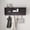 Espresso, variant on Noble House Wall Mounted Entryway Coat Rack with Storage Shelf and 4 Dual Hooks, MDF Wood, White