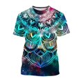 thumbnail image 1 of T-Shirts Graphiques Mode Été pour Hommes Nouvelle Tendance Personnalité Imprimé Amusant Col Rond Manches Courtes, 1 of 5