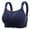 Dark Blue bras for women, variant on Wycnly Bras for Women,Womens Full Figure Bras,Womens Seamless Bras Breathable Comfy Perspective Full Coverage Bralettes Ladies Elder Compression Push up Wirefree Bra
